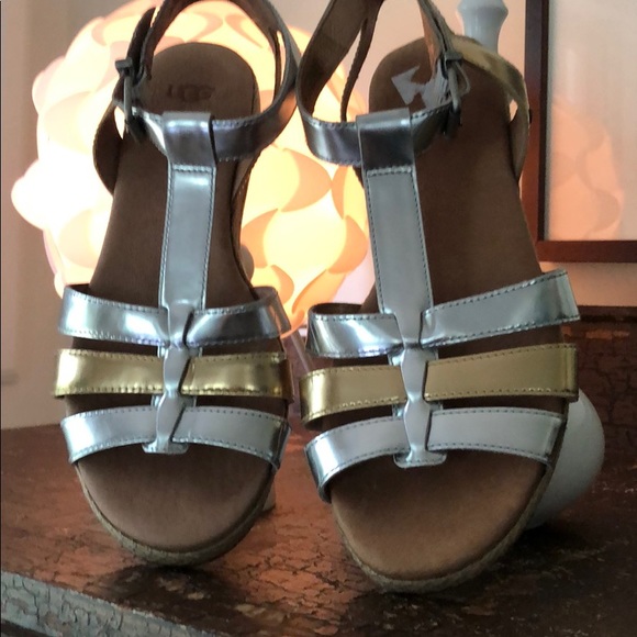 UGG | Shoes | Ugg Silver And Gold 
